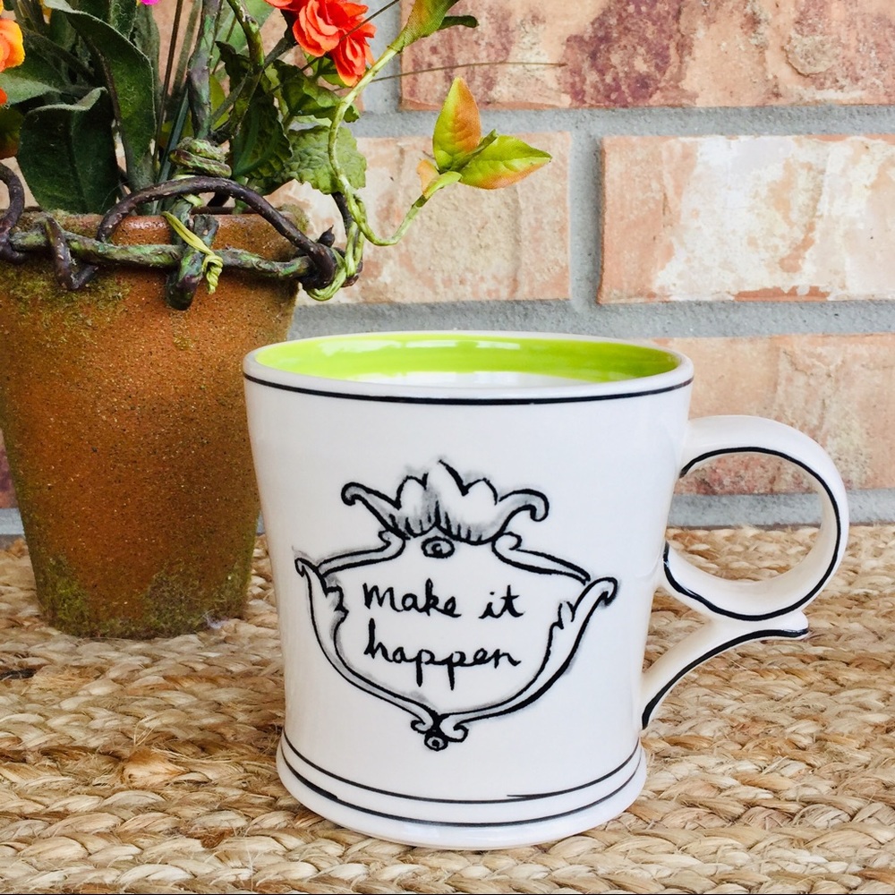 Anthropologie Molly Hatch - “Make It Happen Mug”